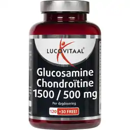 Albert Heijn Lucovitaal glucosamine chondroïtine 1500/500 mg aanbieding