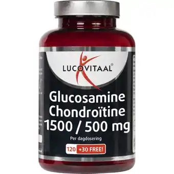 Albert Heijn Lucovitaal glucosamine chondroïtine 1500/500 mg aanbieding