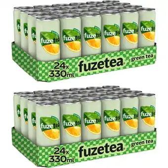 Albert Heijn Fuze tea green tea tray pakket aanbieding