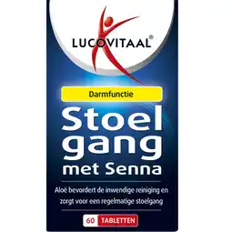 Albert Heijn Lucovitaal stoelgang tabletten met senna tabletten aanbieding