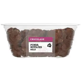 Albert Heijn Ah chocolade pindarotsjes melk aanbieding