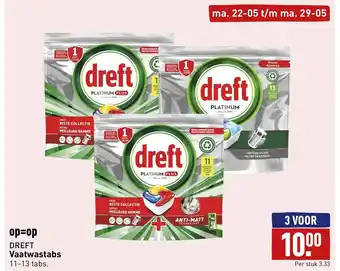 ALDI DREFT Vaatwastabs aanbieding