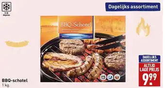 ALDI BBQ-schotel 1 kg. aanbieding