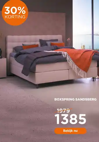 TotaalBED Boxspring Sandsberg aanbieding