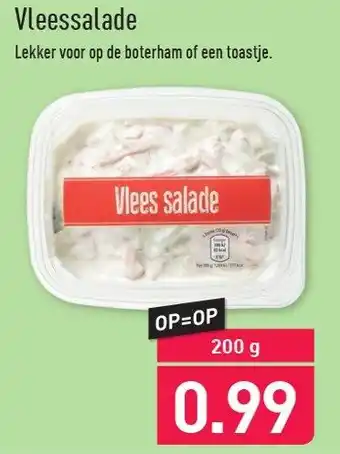 ALDI Vleessalade aanbieding