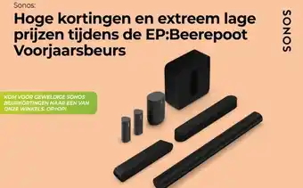 EP Beerepoot Sonos aanbieding