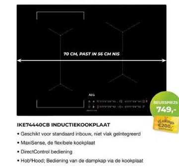 EP Beerepoot Ike74440cb inductiekookplaat aanbieding