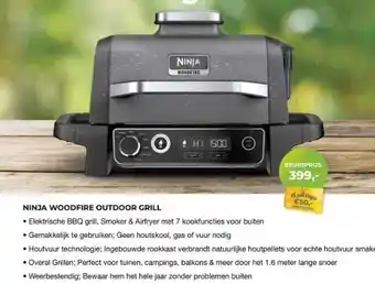 EP Beerepoot Ninja woodfire outdoor grill aanbieding