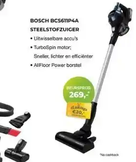 EP Beerepoot Bosch bcs611p4a stofzuiger aanbieding