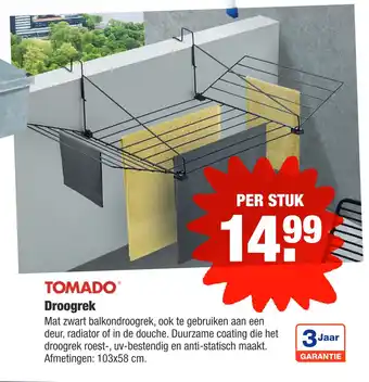 ALDI Tomado droogrek aanbieding