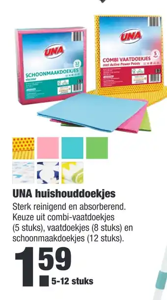 ALDI UNA huishouddoekjes aanbieding