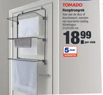 ALDI Tomado Hangdroogrek aanbieding