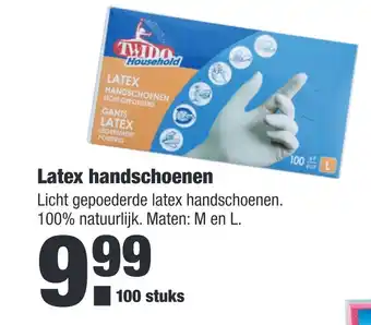 ALDI Latex handschoenen aanbieding