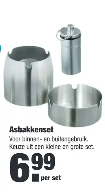 ALDI Asbakkenset aanbieding