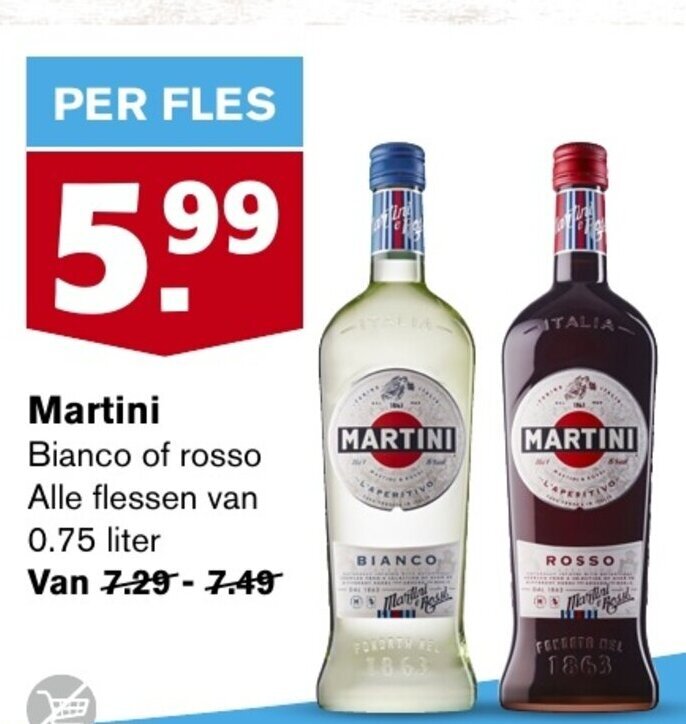 Martini aanbieding bij Hoogvliet