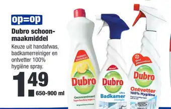 ALDI Dubro schoonmaakmiddel aanbieding