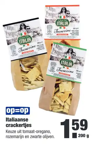 ALDI Italiaanse crackertjes aanbieding