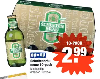 ALDI Schultenbräu mono 10-pack aanbieding