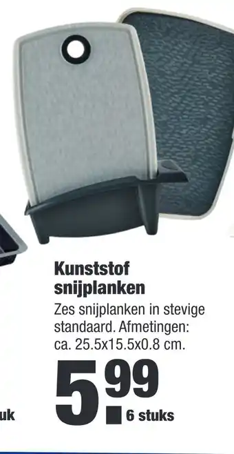 ALDI Kunststof snijplanken aanbieding