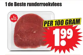 Dirk 1 de Beste runderrookvlees aanbieding