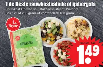 Dirk 1 de Beste rauwkostsalade of ijsbergsla aanbieding