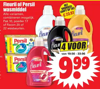 Dirk Fleuril of Persil wasmiddel aanbieding