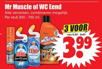 Dirk Mr Muscle of WC Eend aanbieding