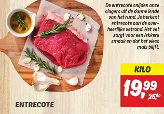 Dekamarkt ENTRECOTE aanbieding