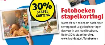 Kruidvat Fotoboeken stapelkorting aanbieding