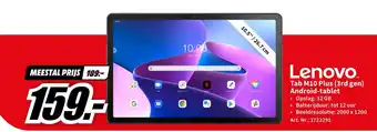 MediaMarkt Lenovo Tab M10 Plus (3rd gen) Android-tablet aanbieding