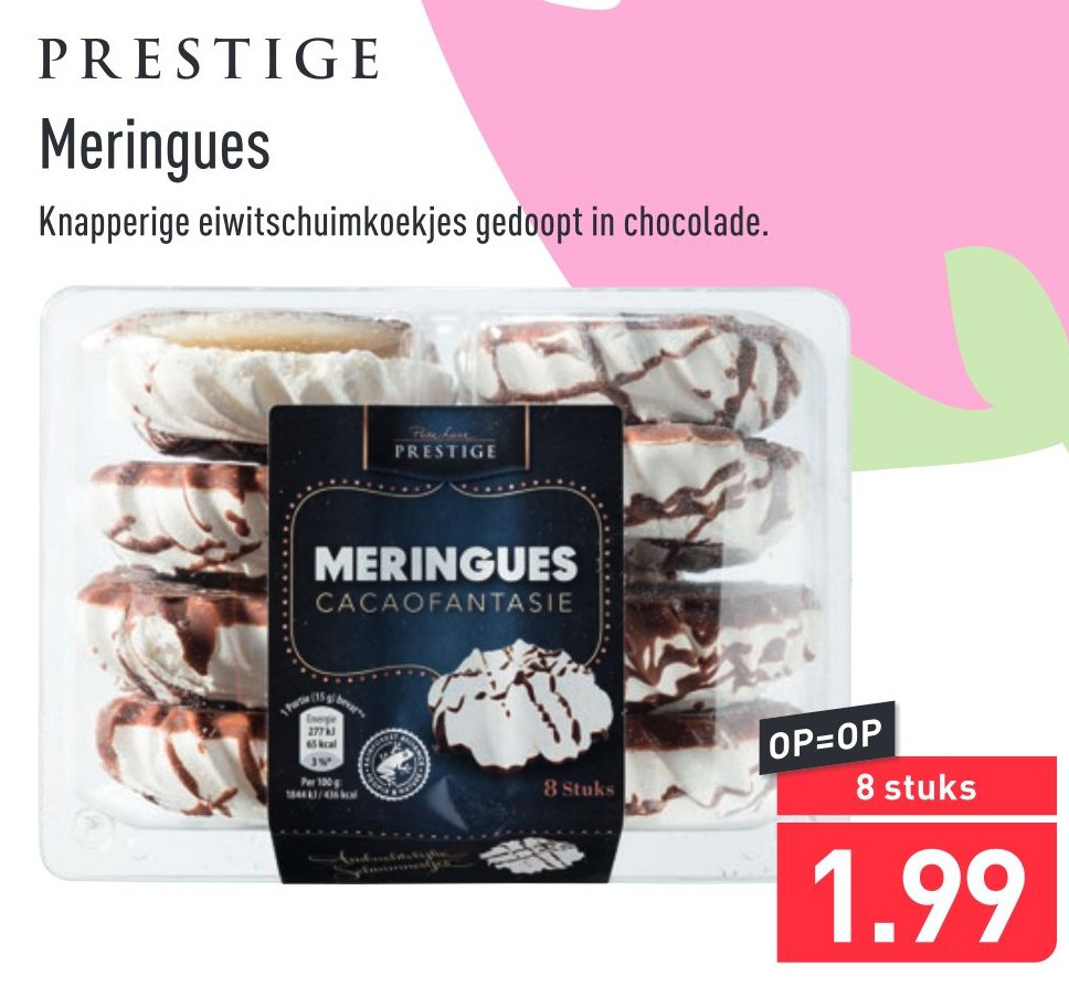 Prestige Meringues aanbieding bij ALDI
