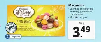 Lidl Macarons 154 g aanbieding