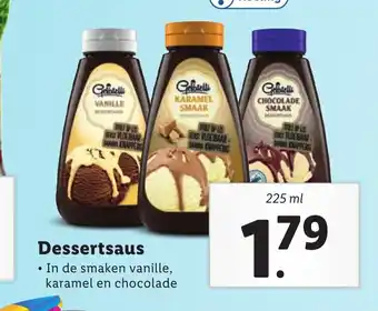 Lidl Dessertsaus 225 ml aanbieding