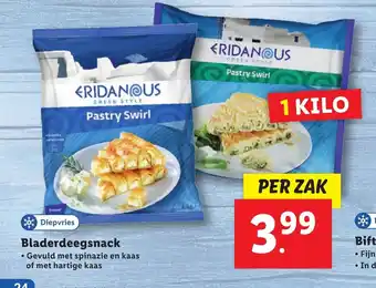 Lidl Bladerdeegsnack aanbieding