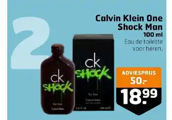 Trekpleister Calvin Klein One Shock Man 100 ml aanbieding