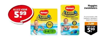 Trekpleister Huggies zwemluiers aanbieding