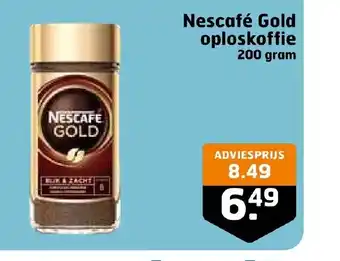 Trekpleister Nescafé Gold oploskoffie 200 gram aanbieding