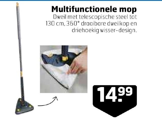 Granit Bladharken • B999 kleine bladhark met telescopische steel