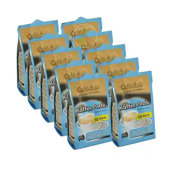 KoffieTheePlaza Cafeclub supercreme mild koffiepads 36 stuks aanbieding