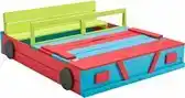 Praxis Swingking zandbak auto gekleurd 120x100x20cm aanbieding