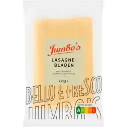 Jumbo Jumbo verse pasta lasagnebladen 250g aanbieding