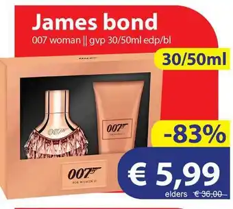 Die Grenze James Bond 007 Woman 30/50 ml aanbieding