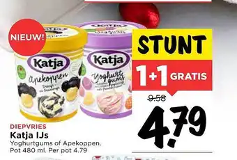 Vomar Voordeelmarkt Katja Ijs  480 ml aanbieding