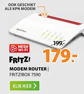 Expert Fritz! Modem Router| Fritz!Box 7590 aanbieding