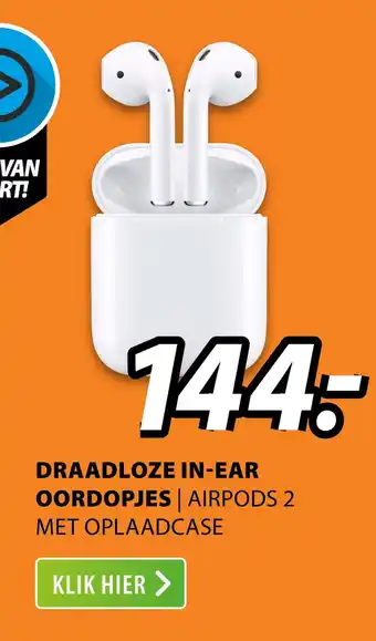 Expert Draadloze In-Ear Oordopjes | Airpods 2 Met Oplaadcase aanbieding