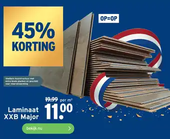 GAMMA Laminaat XXB Major aanbieding