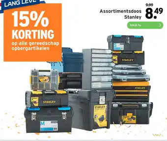 GAMMA Assortimentsdoos Stanley aanbieding