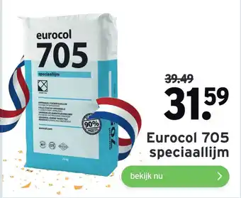 GAMMA Eurocol 705 speciaallijm aanbieding