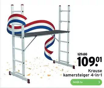 GAMMA Krause kamersteiger 4-in-1 aanbieding