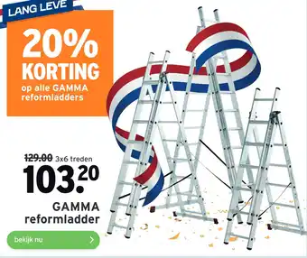 GAMMA GAMMA reformladder aanbieding